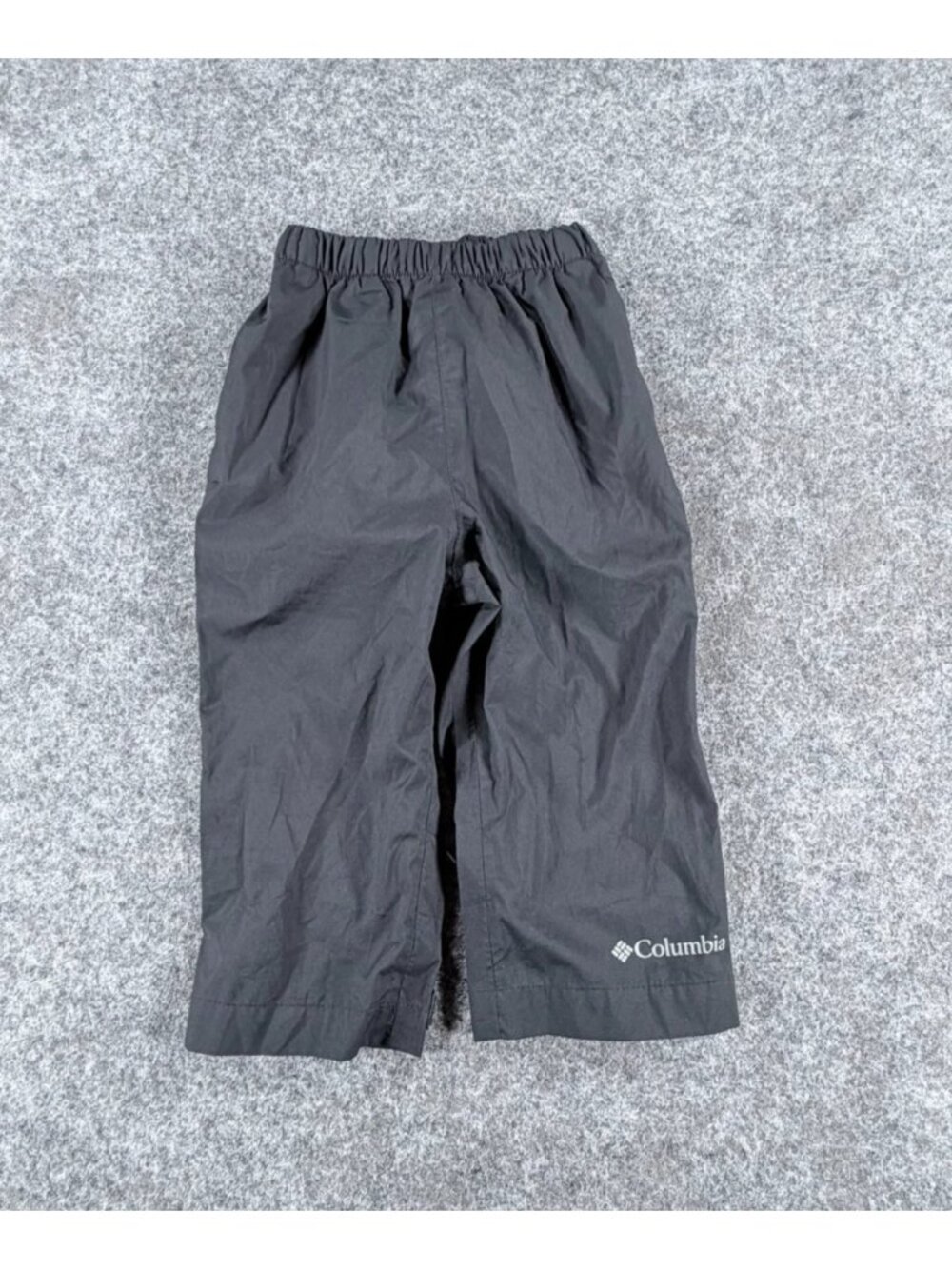 Columbia Rain Pants Toddler Kids 2T Black Omni-Tech Waterproof Lined Outdoor